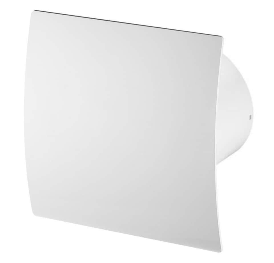 image 1 of 125mm Pull Cord Extractor Fan White ABS Front Panel ESCUDO Wall Ceiling Ventilation