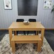 image 2 of Dining Table Set with 2 Chairs Dining Room and Kitchen table set of 2, and Bench Grey