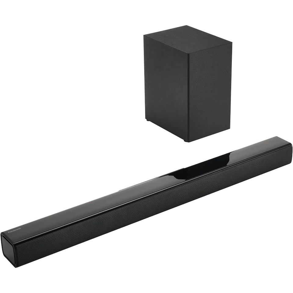 image 1 of Panasonic SC-HTB150EBK Black Slim 2.1 Wireless Compact Soundbar with Wireless Subwoofer