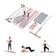 image 2 of Myga Pilates Split Glider Board with Adjustable Handrail - Pink