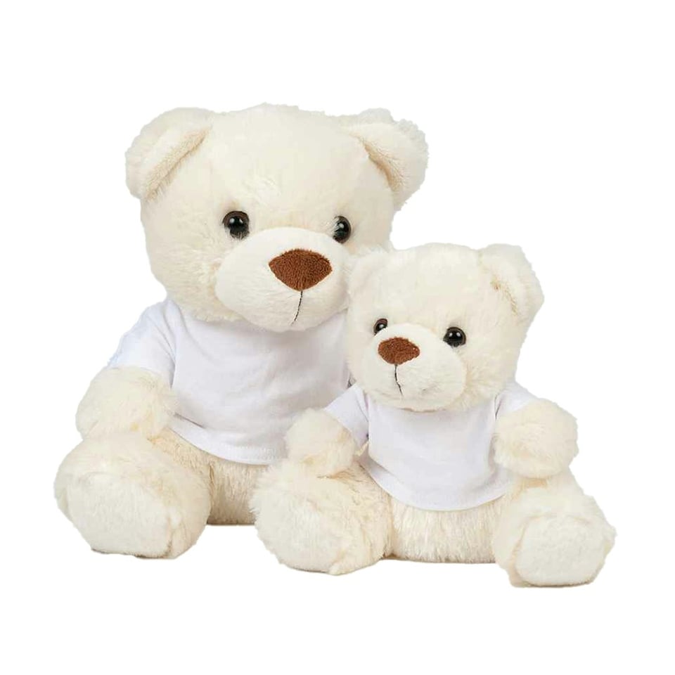 Mumbles Bear Plush Toy - Cream - 20cm