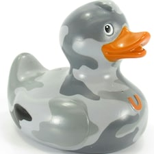 Bud Ducks Luxury Rubber Duck Camo Grey