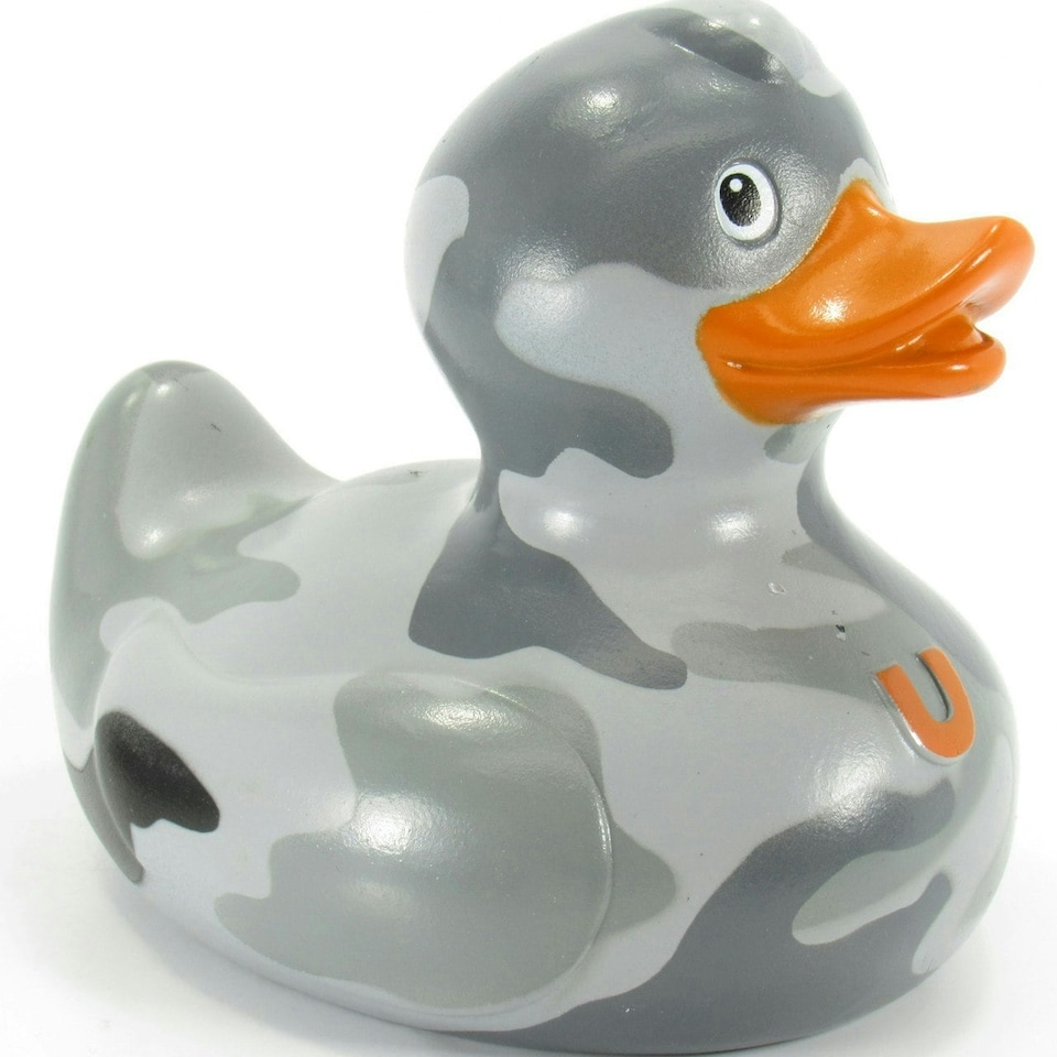image 1 of Bud Ducks Luxury Rubber Duck Camo Grey