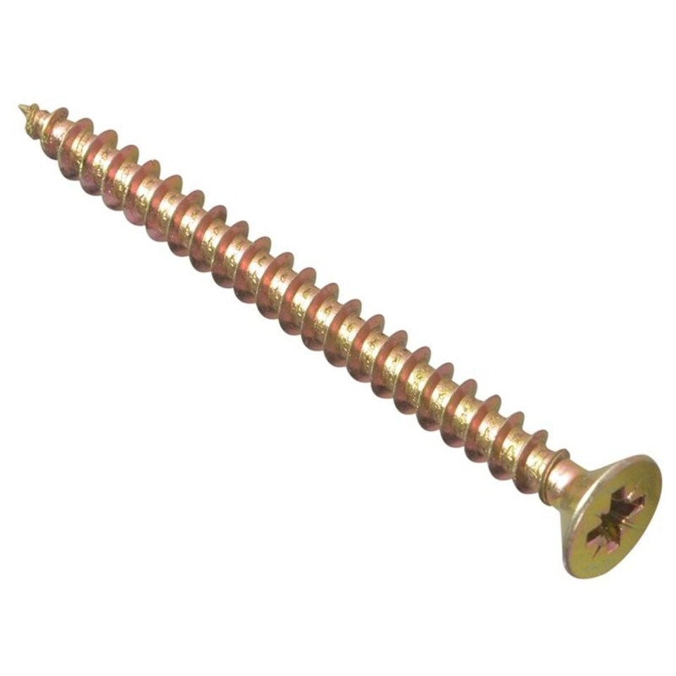 Forgefix Multi-purpose Screws, Pozi, Csk, Zyp - Multi Colour - 5.0 x 60mm