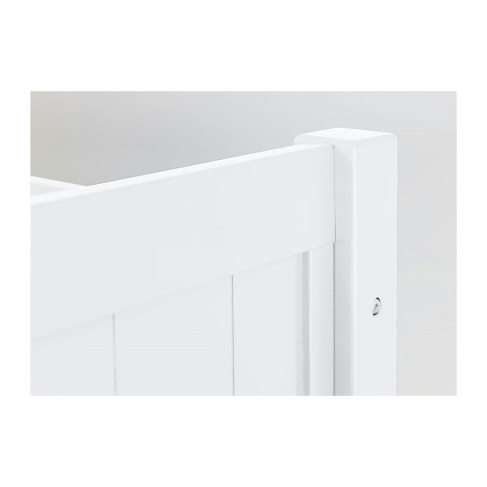 image 1 of Modern White Bunk Bed 3ft (90cm) - Best Seller