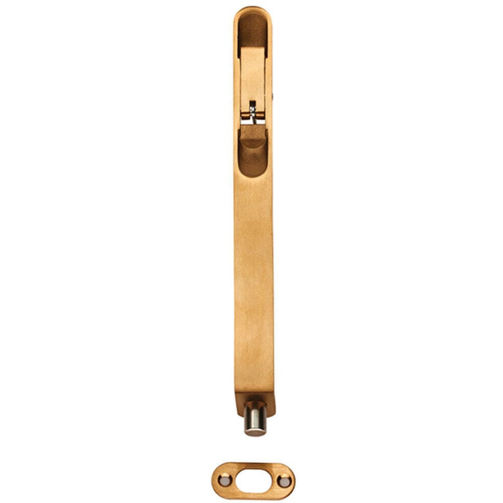 Loops 8 Inch Lever Action Flush Bolt Radius Forend 204 x 20mm Satin PVD