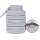image 3 of Trespass Vavo Foldable Silicone Water Bottle | Grey | Platinum | 1
