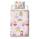 image 1 of Peppa Pig Playful Rotary Duvet Cover Set - Multicoloured/Pink - Single Multi | Single