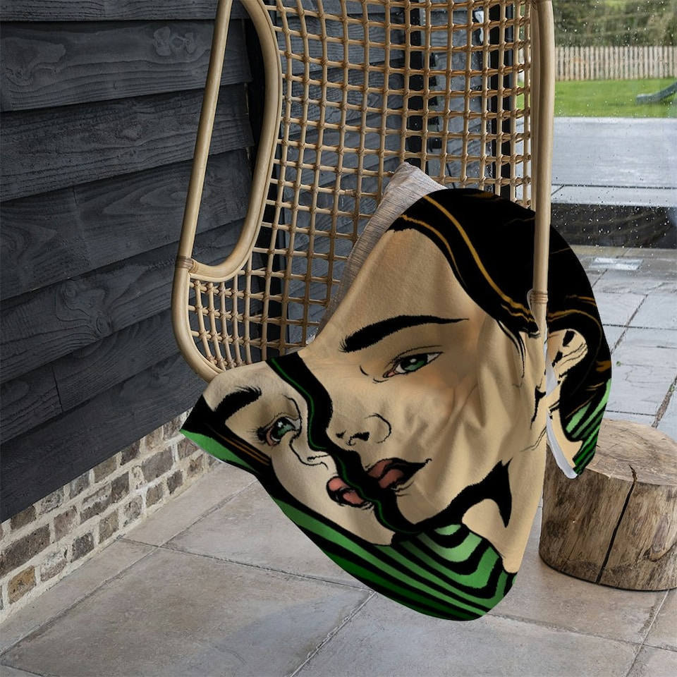 image 1 of portrait of woman (Blanket)