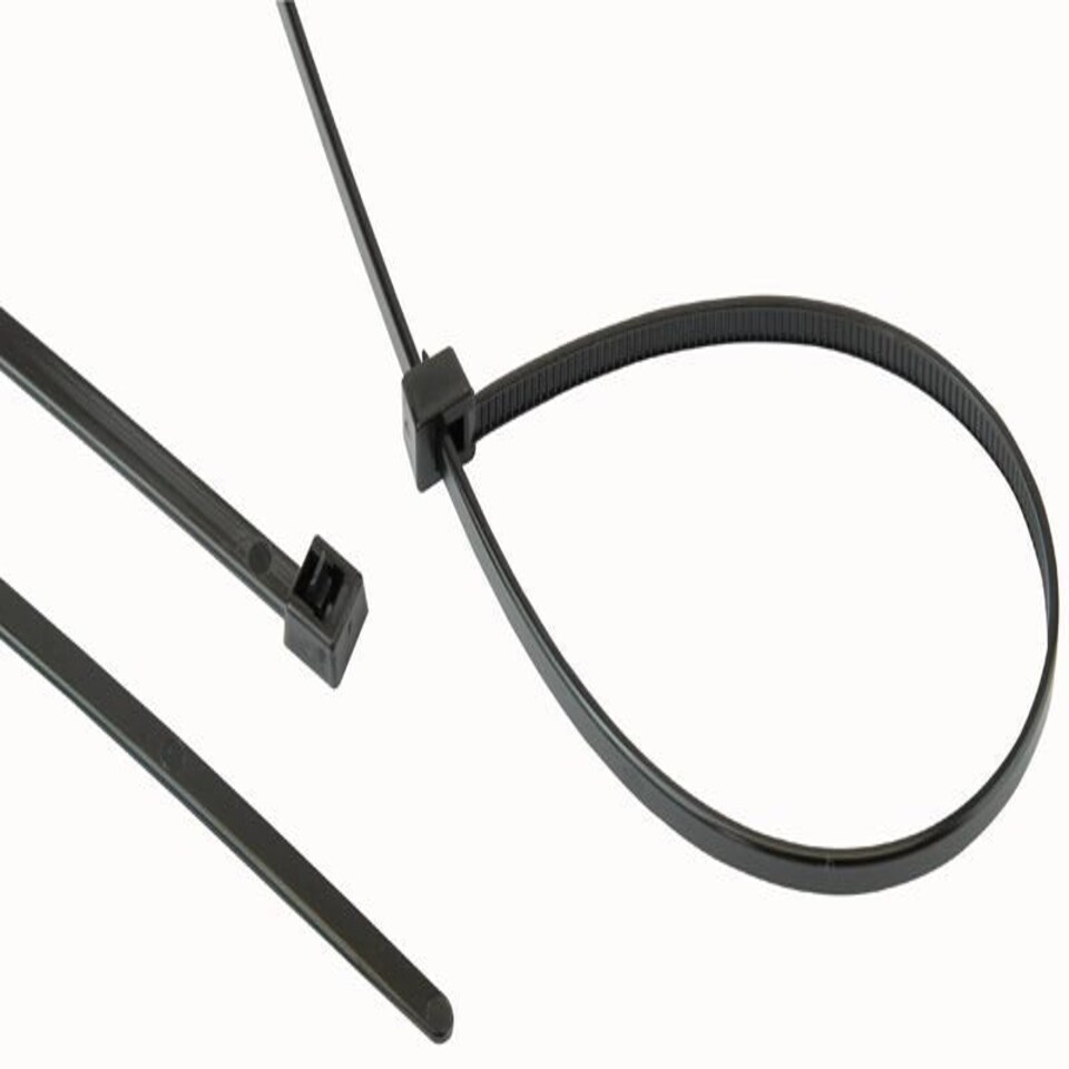 HELLERMANNTYTON - Nylon Reusable Cable Ties Black 4.6mm x 350mm 100 Pack