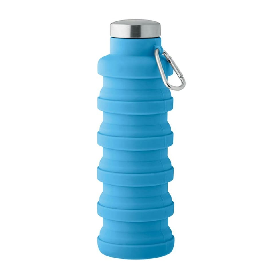image 1 of MidOcean Kolapsi Collapsible 500ml Water Bottle - Baby Blue - One Size Blue | One Size