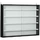 image 1 of HOMCOM 5-Tier Wall Display Shelf Unit Cabinet w/ Shelves Glass Doors