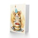 image 2 of Cute Gerbil Kids Party Hat Cake Girl Boy Daughter Son Birthday Card