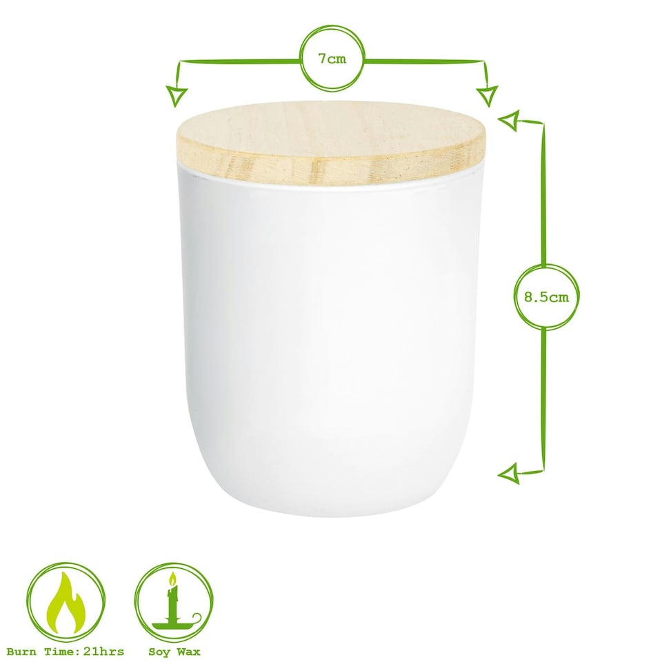 image 1 of Nicola Spring White Soy Wax Scented Candle - 130g - Coconut & Lime