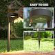 image 8 of Outsunny Solar Stake Lights 8 Pack, IP44 Pathway Lighting, Auto On/Off LED Black | Black