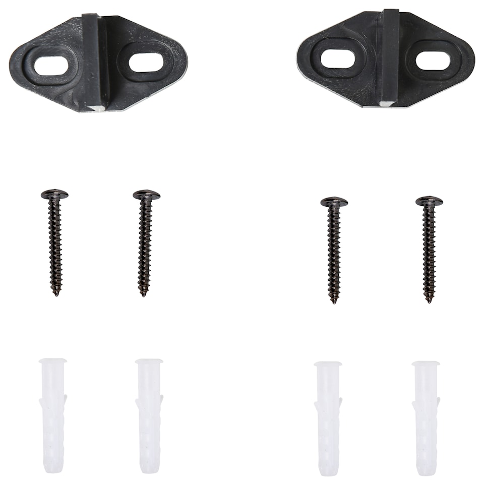 image 1 of HOMCOM 6.6FT/200cm Sliding Barn Door Hardware Track Kit 2 Wood Doors, Black