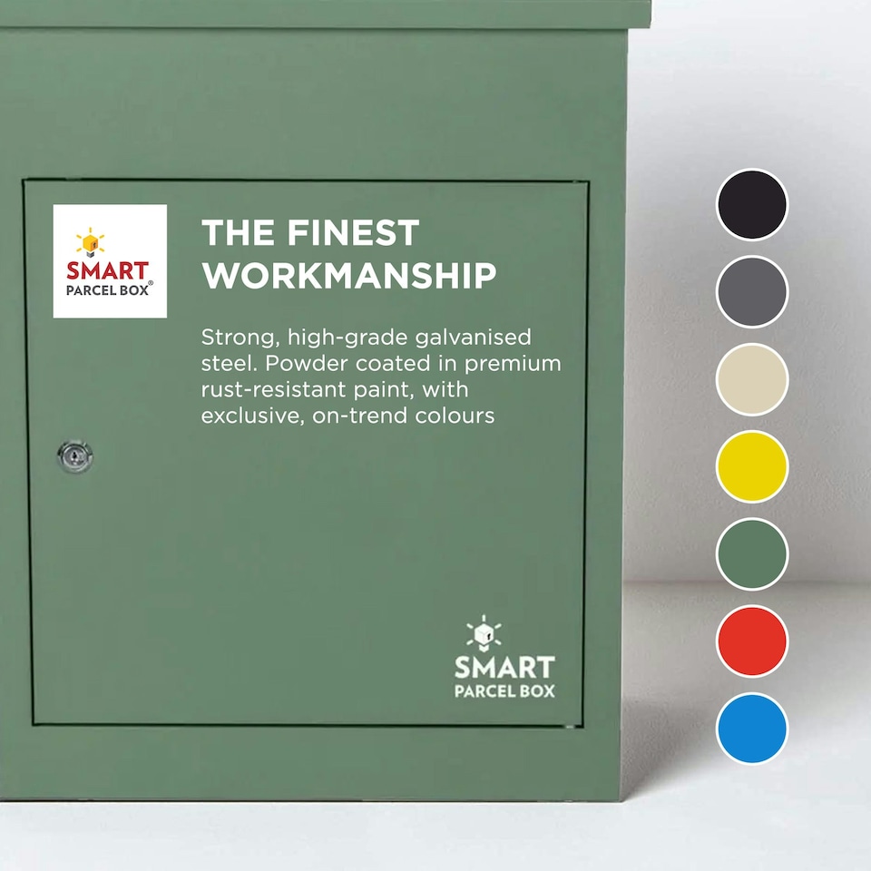 image 1 of SMART PARCEL BOX® Medium Front Access | Green | 1