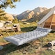 image 2 of Outsunny Sleeping Mat, Foldable Camping Pad with Elastic Straps Light Grey | Grey | Light Grey | 200 x 80 x 8 cm