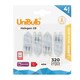 image 2 of UniBulb Halogen G9 Capsule 320lm 40W 2800K (Warm White) Light Bulb - Pack of 4