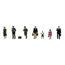 Bachmann Post War People (7) Figure Set
