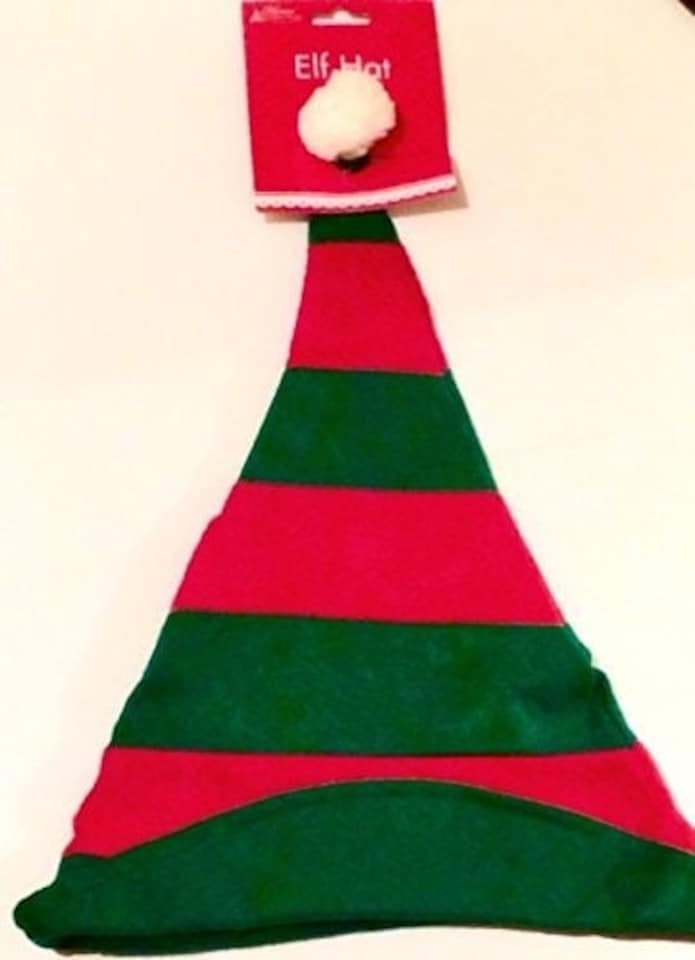 image 1 of Adults Christmas Elf Fancy Dress Hat