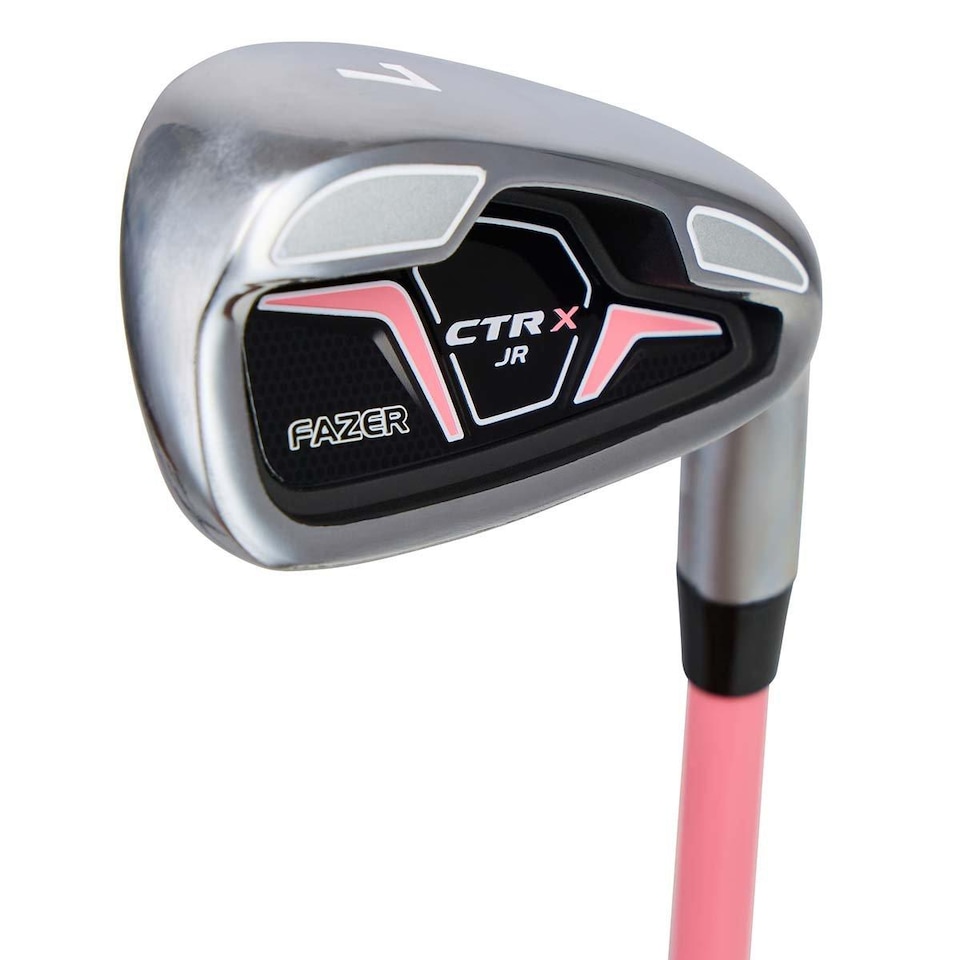 image 1 of Fazer Junior CTRX Age 6-8 4-Piece Golf Stand Bag Package Set - Pink