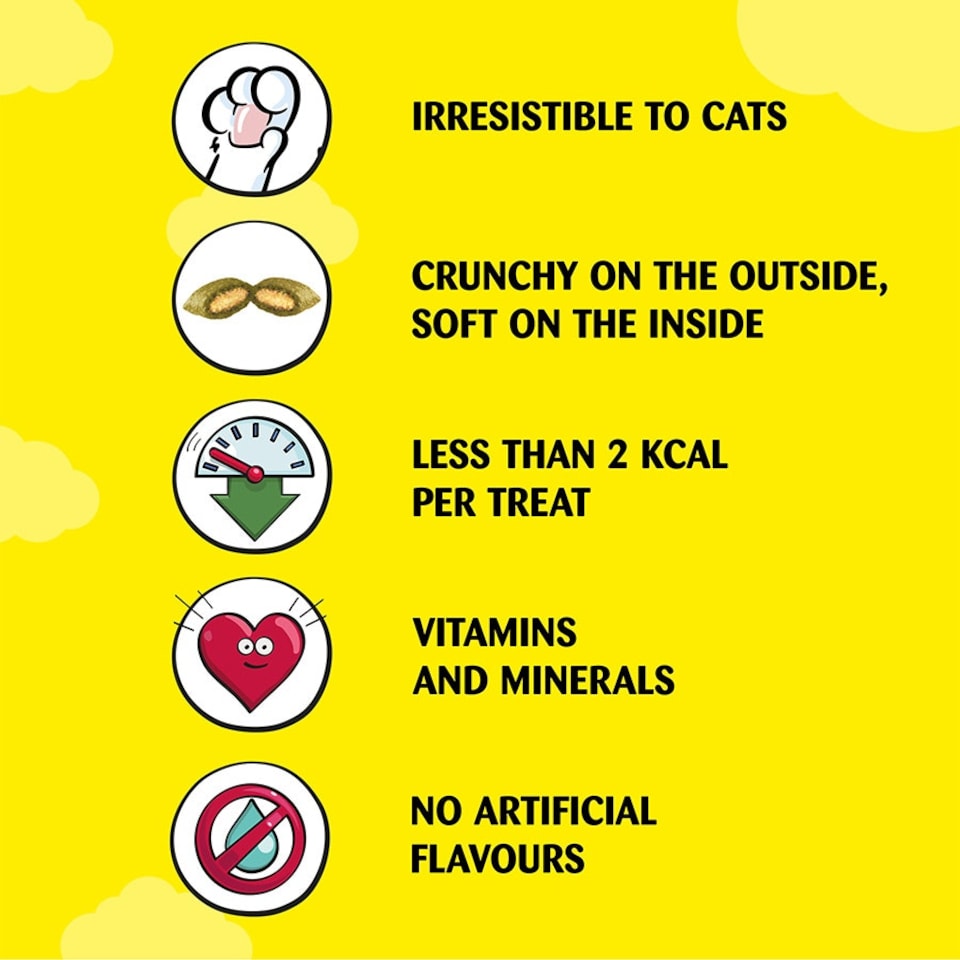 image 1 of Dreamies Cat Treats With Catnip 6 x 200g