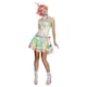 image 1 of Fever Womens/Ladies Deluxe Vintage Clown Costume Set - Multicoloured - M M