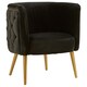 image 4 of Interiors by Premier Black Tub Chair Black