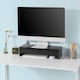 image 2 of SoBuy BBF02-SCH,Computer Monitor Stand Monitor Riser with 2 Drawers | Black | Black | 1