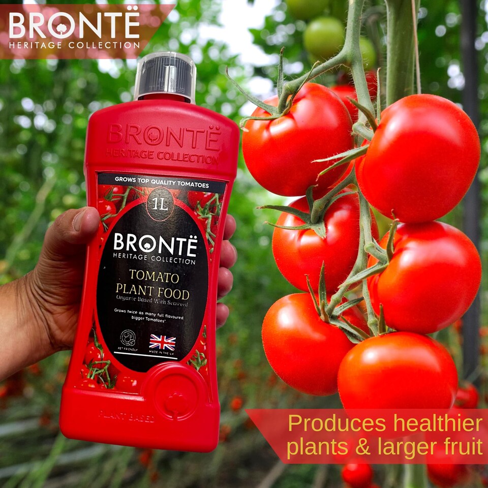 image 1 of Bronte Heritage Collection Tomato and  Vegetable Plant Food 1L Concentrated Organic Liquid Fertiliser, Seaweed-Enriched