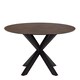 image 2 of Heaven Round Dining Table with Ceramic Rusty Brown Top