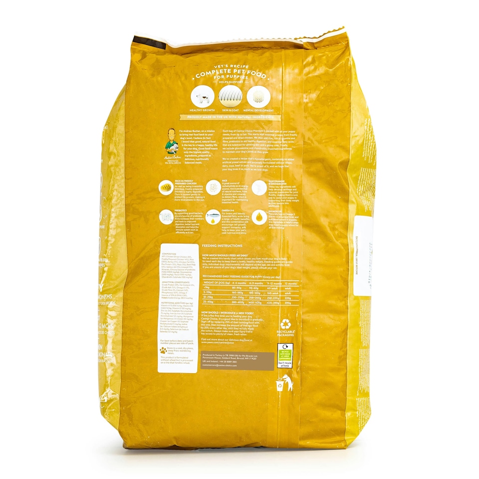 image 1 of Canine Choice Premium Puppy Dry Dog Food - Chicken
