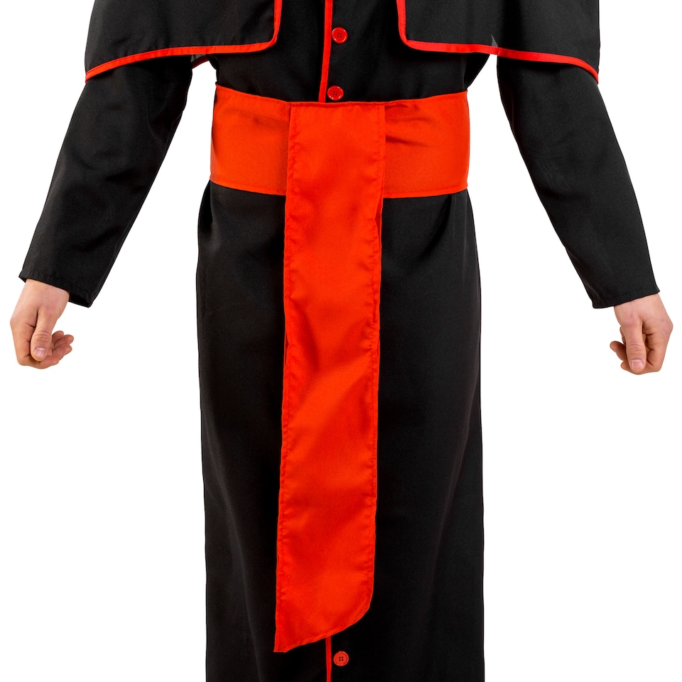 image 1 of Mens Cardinal Giovanni Costume | Black | black | L | 1