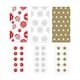 image 1 of 5 Sheets Christmas Tissue Giftwrap with 10 Stickers - Assorted Designs