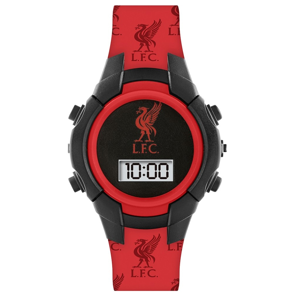 image 1 of Liverpool FC Childrens/Kids Digital Watch - Red/Black - One Size