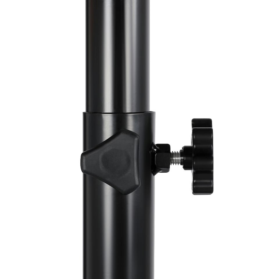 image 1 of Yaheetech 1.9-2.5M Height-Adjustable Basketball Hoop System Red