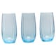 image 8 of Linka Coloured Glasses Sets Glassware Cup Tall Short Cocktail Tumblers | Multi | Light Blue 380ml + 500ml