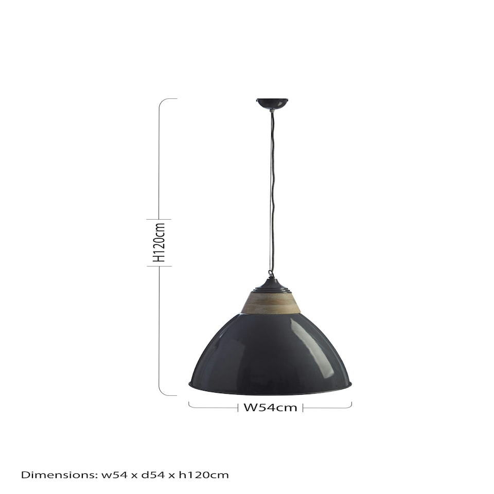 image 1 of Interiors by Premier Large White Bell Shaped Pendant Light