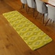 image 2 of Yellow Geometric (Runner Rug) Yellow