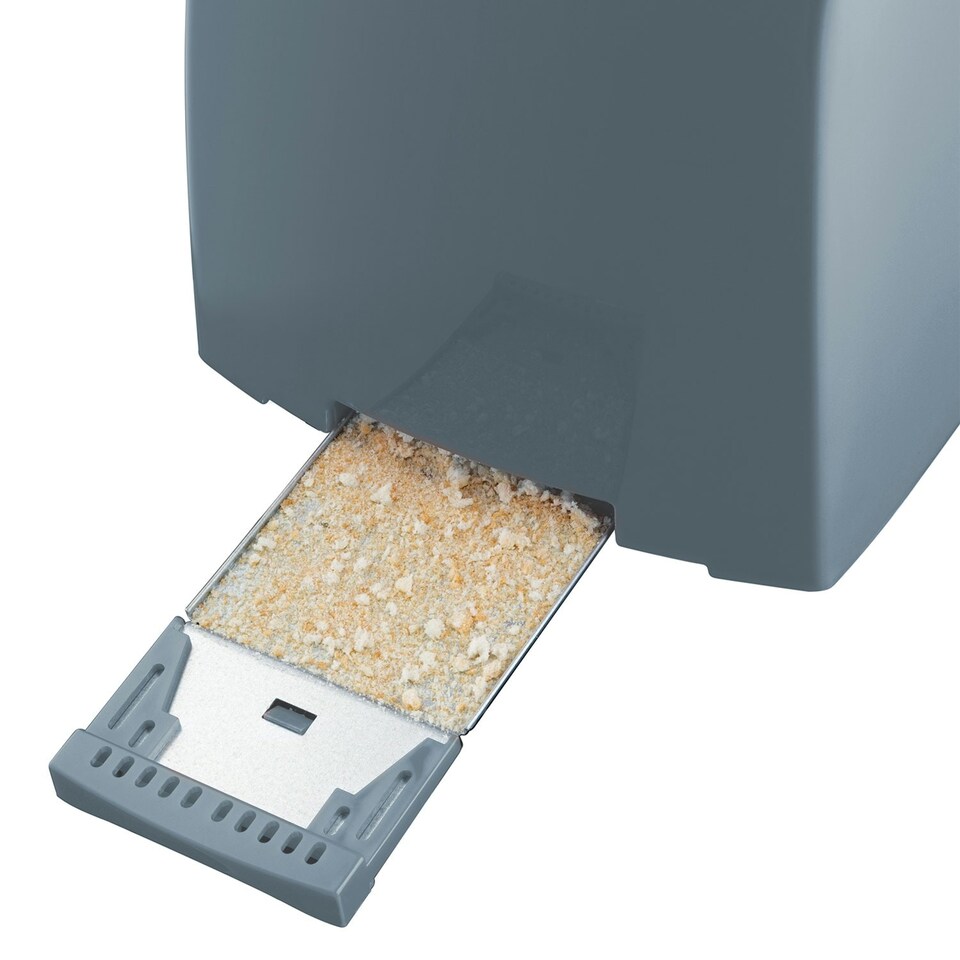 image 1 of Russell Hobbs Textures 2 Slice Toaster - Grey