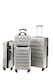 image 3 of Groundlevel 4 Piece Regency Hard Shell Travel Luggage Trolley Set | Grey | Grey