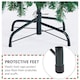image 5 of Yaheetech Hinged Fir Christmas Tree with Foldable Stand