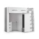 image 4 of Granite Highsleeper White / Silver -  Single (90cm)