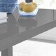 image 4 of Furniturebox Pivero 4 Grey Modern High Gloss Dining Table