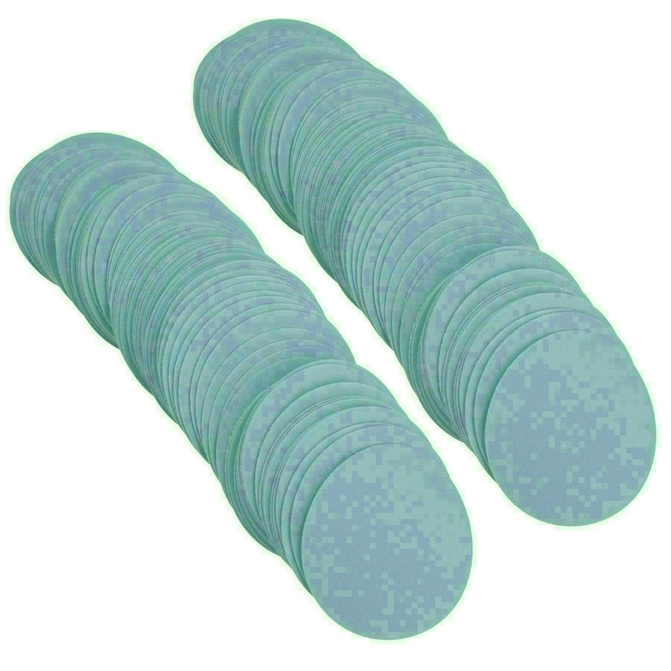 image 1 of 75mm Ceramic Abrasive Sanding Polishing Discs Hook And Loop 180 grit 200pc