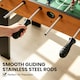 image 3 of HOMCOM Folding Football Gaming Table Mini Foosball Soccer Table, Family Fun