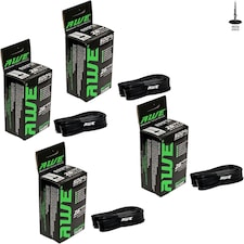 AWE Set x 4 Butyl Rubber 26" MTB/E-Bike Inner Tube 26 x 1.75-2.125 Presta Valve