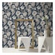 image 4 of Erismann Abode Edward Floral Damask Wallpaper - Navy - 10m x 53cm | Blue