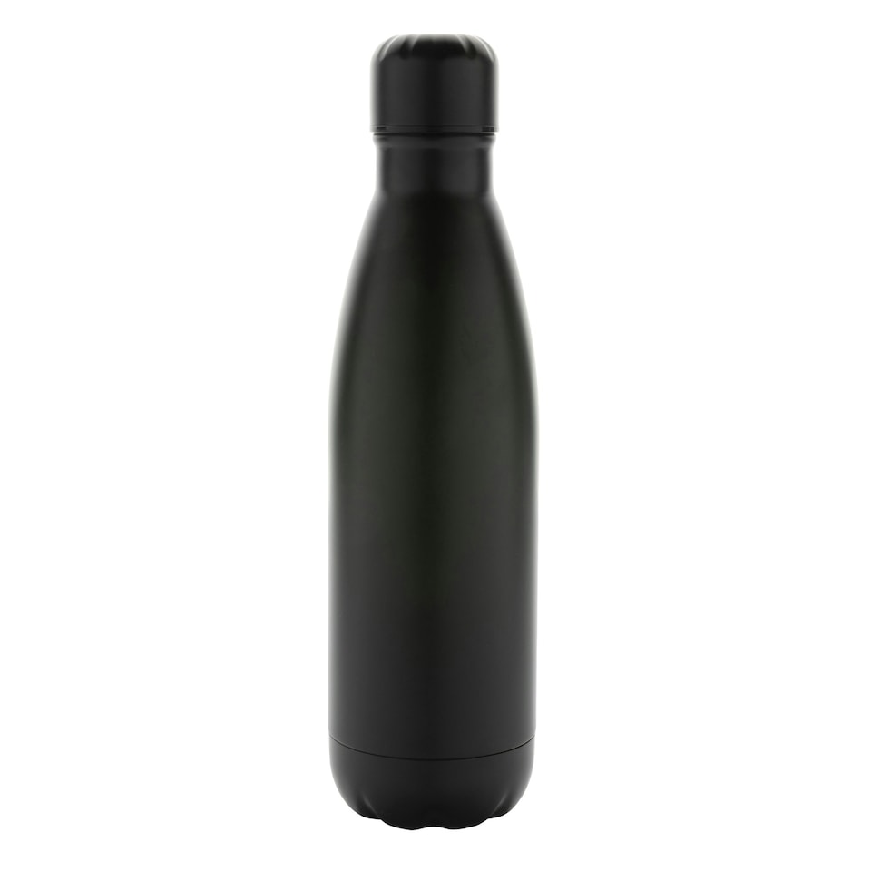image 1 of XD Collection Eureka Recycled Stainless Steel 500ml Water Bottle - Black - One Size Black | One Size